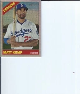 Matt Kemp 2015 Topps Heritage Chrome Refractor #ed / 566 - Picture 1 of 1