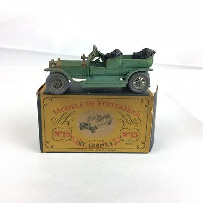 Vintage Boxed Matchbox Models Of Yesteryear Y-15 Rolls Royce Silver Ghost - Image 1 of 4