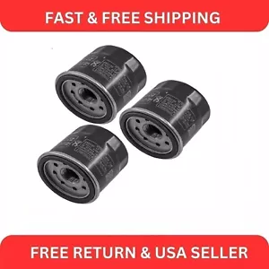 3 Pack Oil Filter for Yamaha YFM400 YFM660 Grizzly Auto 4X4 400 660 2007-2008 - Picture 1 of 7
