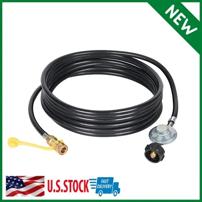 12ft PROPANE REGULATOR Hose Replacement For Mr. Heater Big Buddy Outdoor Indoor. - Image 1 of 4