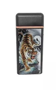 Touch Sensing Tiger Rechargeable Flameless Windproof USB Cigarette Lighter - Picture 1 of 6