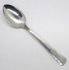 Oneida Vernon ROMFORD *1 Demitasse Spoon(s)* 4 3/8"  Silverplate 1939 - Picture 1 of 6