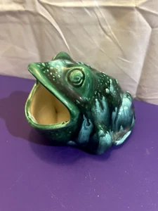 Vintage smalto a goccia bocca larga rana porta spugna stampi catskill Inc - verde - Foto 1 di 5