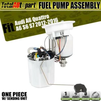 Electric Fuel Pump Assembly for Audi A6 A7 Quattro S6 S7 2012-2016 4G0919051 New - Image 1 of 4