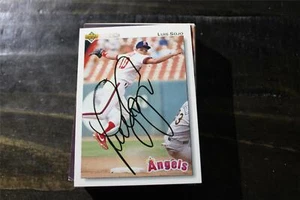 LUIS SOJO  CALIFORNIA ANGELS AUTOGRAPHED CARD - Picture 1 of 1