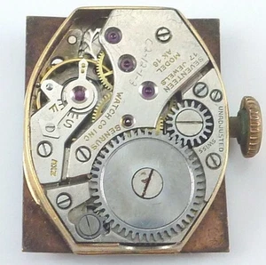 Vintage Benrus Wristwatch Movement - Model AK 16 - Parts / Repair - Picture 1 of 4