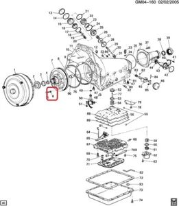 (1) Sello de perno bomba de aceite trans automática ACDelco GM equipo original 24208664 - Imagen 1 de 2