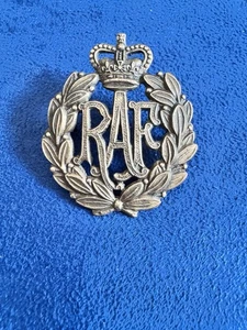 WW1 Royal Air Force Cap Badge KC RAF Brass Economy 2 Lugs  Antique Original - Picture 1 of 3