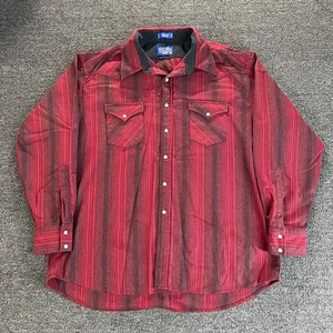 Pendleton Canyon Shirt Pearl Snap Western Plaid Long Sleeve US Virgin Wool XXL - Picture 1 of 11