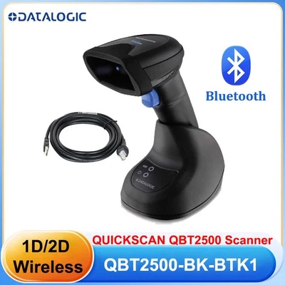 Datalogic QBT2500-BK-BTK1 1D/2D USB Wireless Bluetooth Barcode Scanner with Base - Image 1 of 4