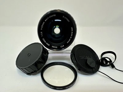 Sigma 28mm f2.8 Mini-Wide MF multi coated Lens for Canon FD (112) - Image 1 of 4