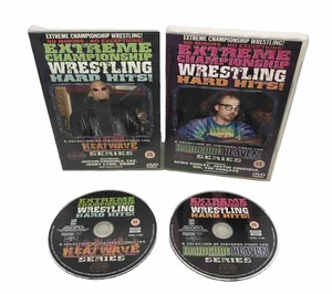 Extreme Championship Wrestling Hard Hits! Hardcore Heaven & Heatwave UK DVD Lot - Picture 1 of 2