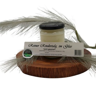 Anhaltiner Premium Rindertalg - ungesalzen 170g im Glas - Bild 1 von 2