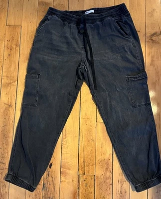 Jeans preto feminino Sonoma grande conforto cintura puxada - Imagem 1 de 4