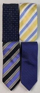 DONALD TRUMP Gold Bar Signature Collection Ties Lot Of 4 100% Silk Stripe - Picture 1 of 11