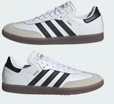 Talla 6 Adidas Hombre’s Samba Interior Blanco Goma Mujer’s Talla 7 Fútbol Unisex IH6001 Foto 1 de 4