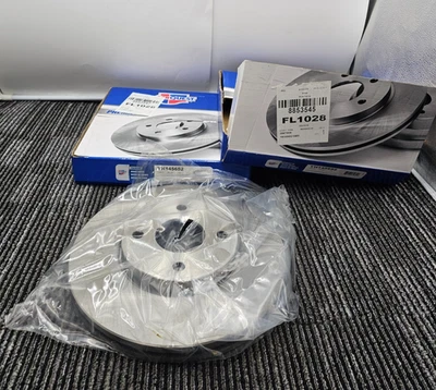 (CANTIDAD 2) Rotor de freno de disco de repuesto para modelos Ford Focus 2005-2007 YH145652 Foto 1 de 4