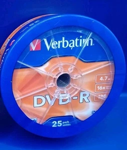 *** 25x Verbatim - DVD-R - 4.7GB - 16x Speed - 120min *** - Bild 1 von 1