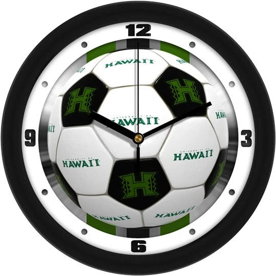 Reloj de Pared Hawaii Warriors Fútbol 11.5" con Barrido Silencioso Foto 1 de 1