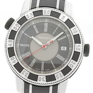 TIFFANY&Co. Mark T-57 Date gray Dial Quartz Men's Watch_913938 - Picture 1 of 6