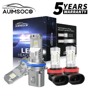 For Nissan Xterra 2005-2015 LED Headlights Combo 9007 Hi/Low Beam+H11 Fog Light - Picture 1 of 15