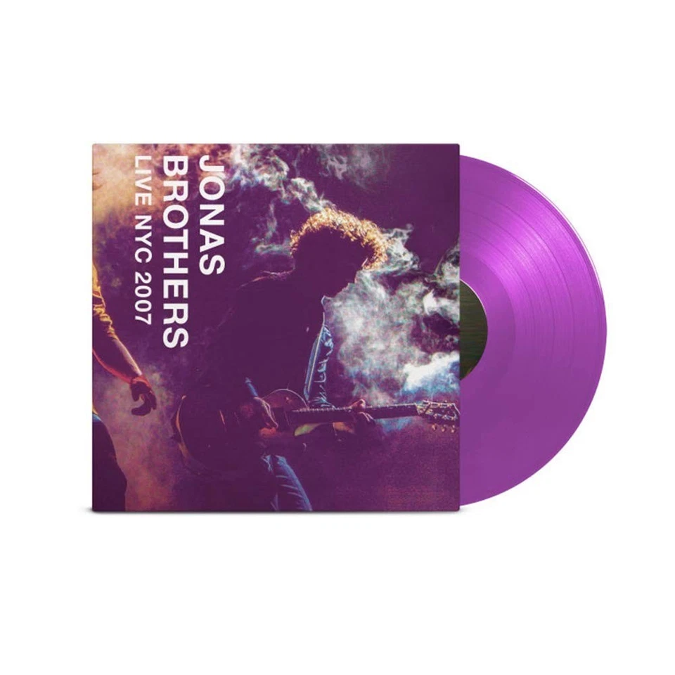 Jonas Brothers Live NYC 2007 LIMITED Vinyl Club LP purple NM- sleeve - Image 1 of 1