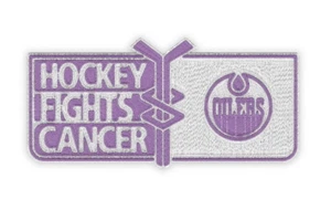 NHL HOCKEY Jersey Patch Edmonton Oilers Hockey Fights Cancer - Bild 1 von 1