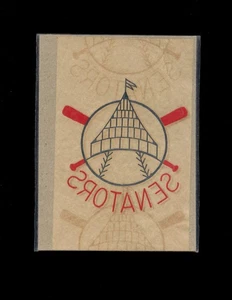 Original Vintage Philadelphia Athletics & Washington Senators Decals - Picture 1 of 2