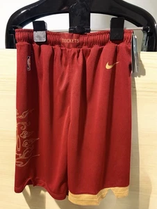 NIKE Houston Rockets 2018 City Edition Shorts YOUTH LARGE 14/16 9Z2B7BAYY-RCK - Picture 1 of 16