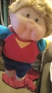 Vintage 1990 First Edition Cabbage Patch Kids Doll Blonde Hair Boy - Picture 1 of 1