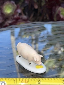 DEPT 56 Heritage Village Bauernhof Tiere Zubehör 56588 Ersatz Schwein Figur - Bild 1 von 11