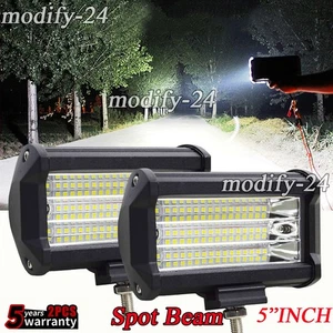 Barra de luces de trabajo LED 2x 5 pulgadas 20000LM haz de inundación todoterreno conducción antiniebla ATV camión - Imagen 1 de 10