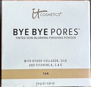 IT COSMETICS BYE BYE PORES TINTED SKIN - BLURRING FINISHING POWDER TAN NIB - Picture 1 of 5