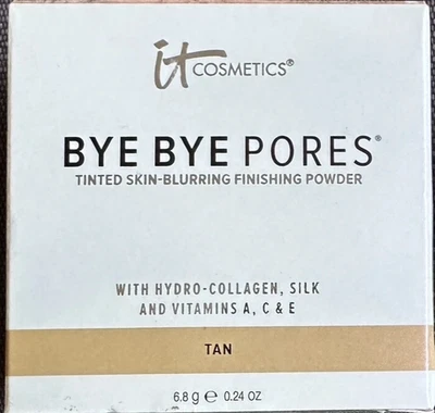 IT COSMETICS BYE BYE PORES TINTED SKIN - BLURRING FINISHING POWDER TAN NIB - Image 1 of 4