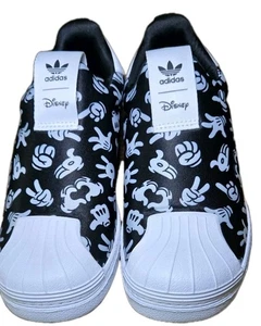Scarpe Adidas Superstar 360 Originals Disney Topolino bambino grande taglia 2 righe - Foto 1 di 7