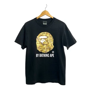 BAPE Color Camo By Bathing Ape Short Sleeve Casual T-Shirt Black Unisex Small - Picture 1 of 5