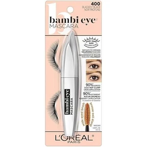 L'oreal Paris Bambi Eye Mascara 400 Volumizing Blackest Black 0.28 oz - New - Picture 1 of 1