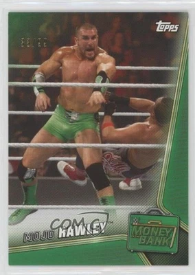 2019 Topps WWE Money in the Bank Green /99 Mojo Rawley #56 - Image 1 of 2