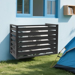Air Conditioner Fence for Outdoor Units,Outdoor Window AC Units Protection Fence - Picture 1 of 24