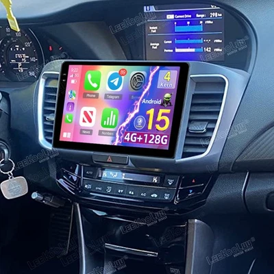 10'' For Honda Accord 2013-2017 6G+128G Apple Carplay Car Radio Android 15.0 GPS - Image 1 of 4