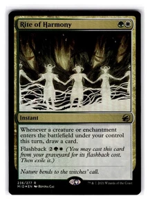 Rite of Harmony R Innistrad: Midnight Hunt 236 NM - Picture 1 of 2