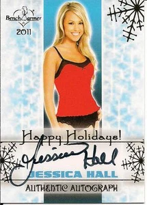 Benchwarmer Happy Holidays 2011 - Jessica Hall - autógrafo - Imagen 1 de 1