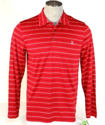 Camisa Polo Izod PerformX Golf Roja Absorbente de Humedad Manga Larga Para Hombre Nueva con Etiquetas Foto 1 de 4