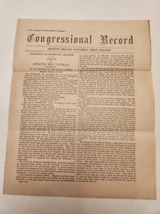 "Registro del Congreso de los Estados Unidos 1932 ""Necesidad de reforma monetaria" - Imagen 1 de 10