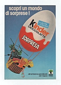 PUBBLICITÀ ADVERTISING WERBUNG ITALIAN CLIPPING 1976 FERRERO KINDER SORPRESA - Imagen 1 de 1
