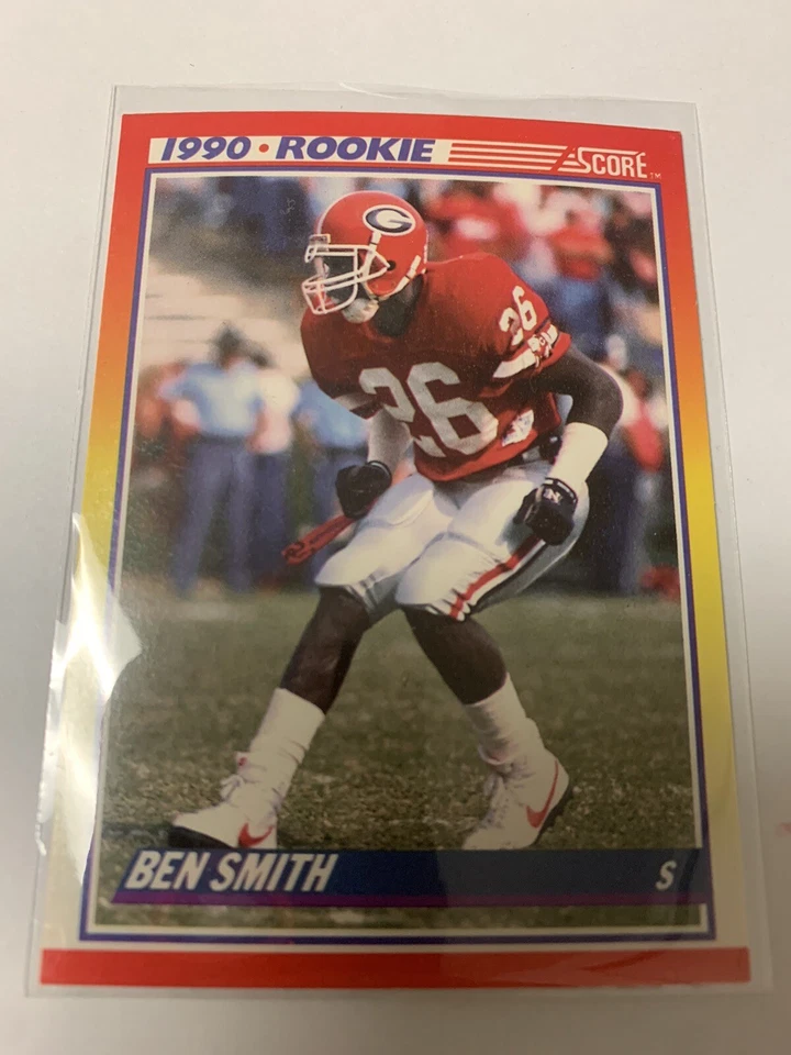 1990 Pro Set Rookie Ben Smith Georgia Bulldogs - Image 1 of 1