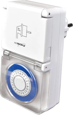 HEITECH Mini-Timer für den Außenbereich, Zeitschaltuhr, IP44, mechanisch - Bild 1 von 2