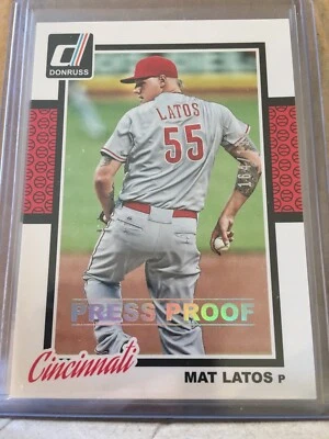 Max Latos 2014/199 Donruss plata prensa prueba envío gratuito SP Foto 1 de 2