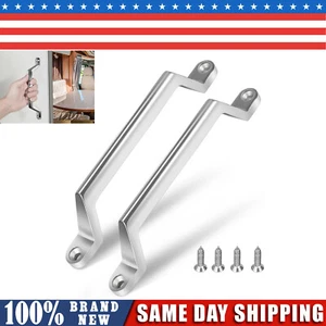 2Pcs/Set RV Grab Door Handle, Heavy Duty Stainless Steel Fit for RV/Camper/Boats - Picture 1 of 10