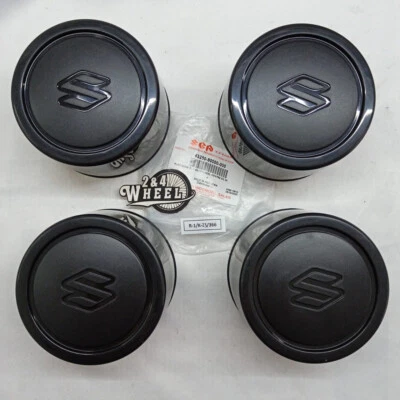 Tapa central de rueda 4 piezas Suzuki Jimny Samurai Sierra Sidekick Vitara Escudo GENUINA Foto 1 de 4